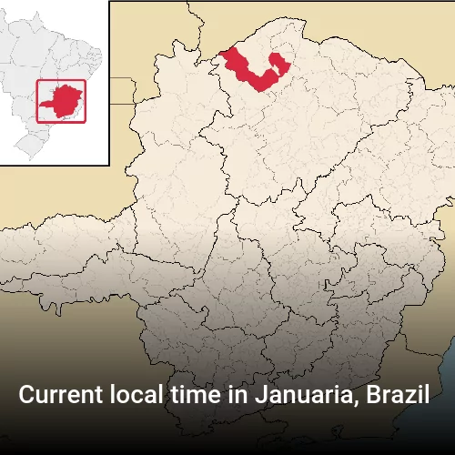 Current local time in Januaria, Brazil