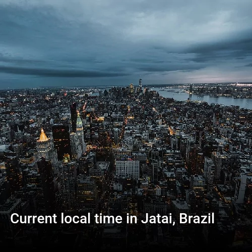 Current local time in Jatai, Brazil
