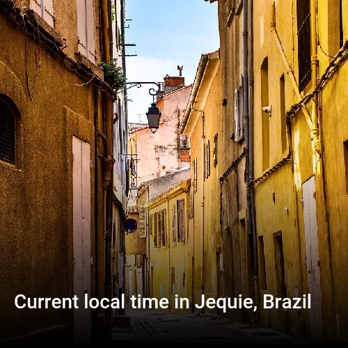 Current local time in Jequie, Brazil