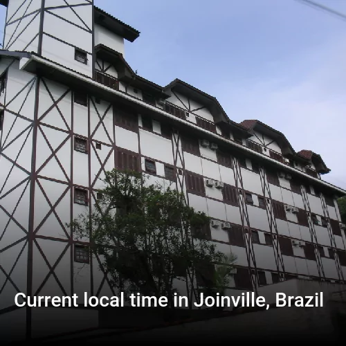 Current local time in Joinville, Brazil