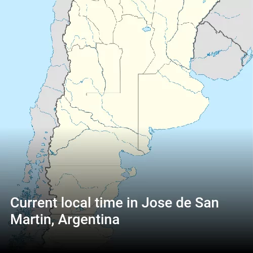Current local time in Jose de San Martin, Argentina