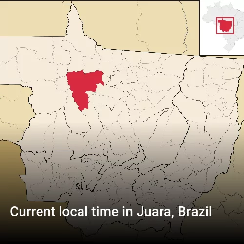 Current local time in Juara, Brazil