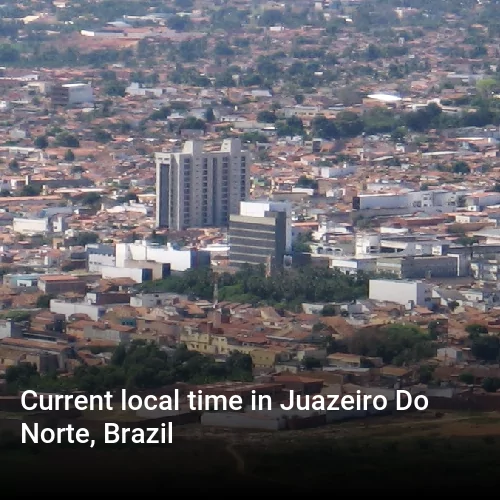 Current local time in Juazeiro Do Norte, Brazil