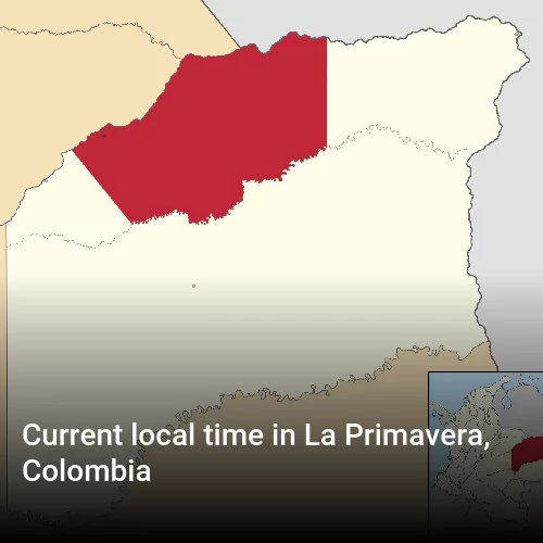 Current local time in La Primavera, Colombia