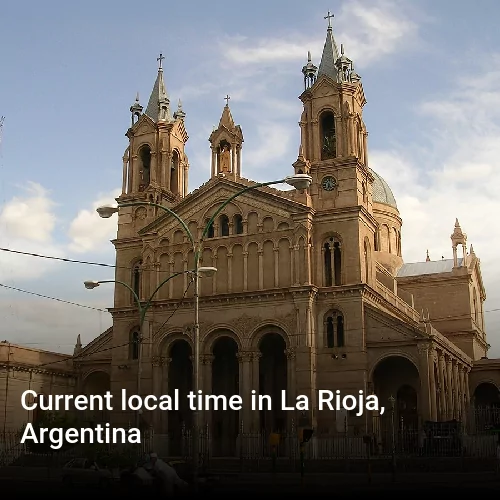 Current local time in La Rioja, Argentina