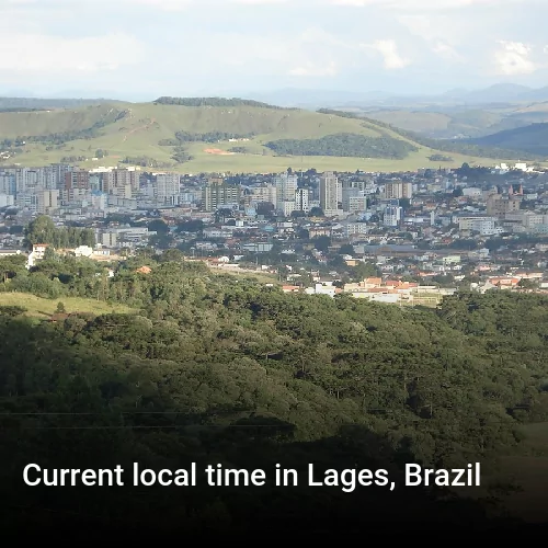 Current local time in Lages, Brazil