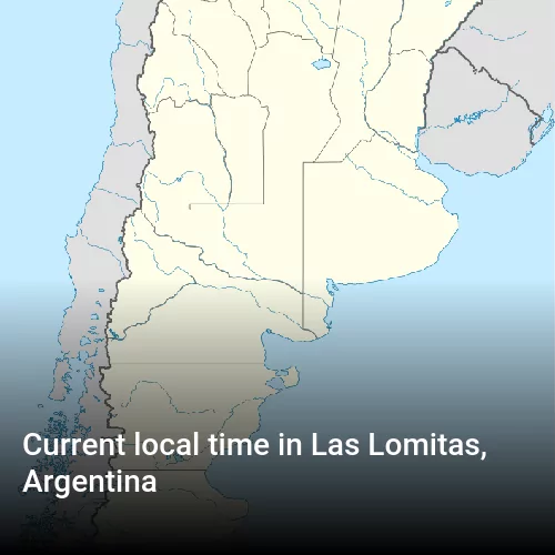 Current local time in Las Lomitas, Argentina