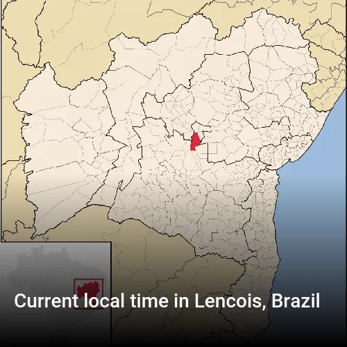 Current local time in Lencois, Brazil
