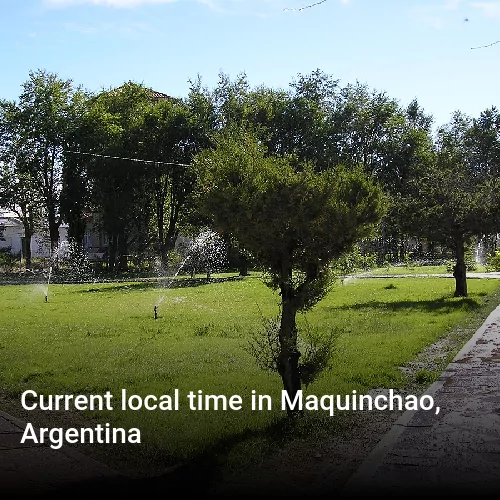 Current local time in Maquinchao, Argentina