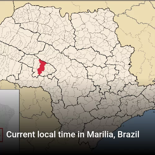Current local time in Marilia, Brazil