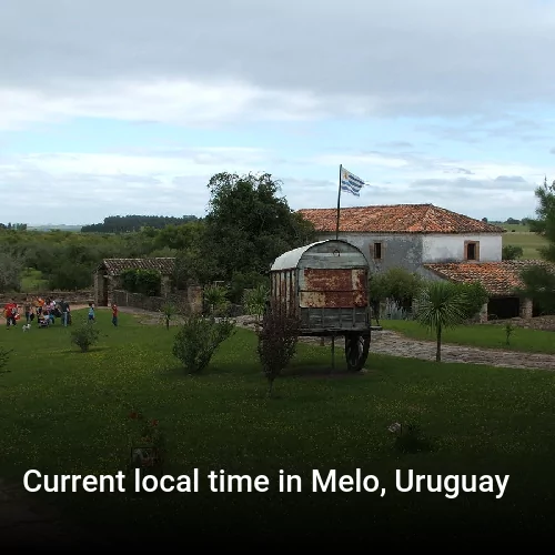 Current local time in Melo, Uruguay