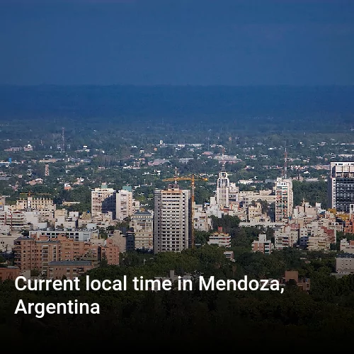 Current local time in Mendoza, Argentina