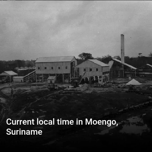 Current local time in Moengo, Suriname
