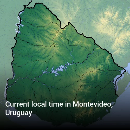Current local time in Montevideo, Uruguay