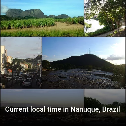 Current local time in Nanuque, Brazil