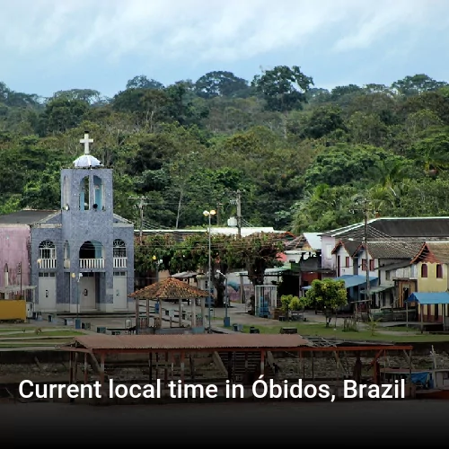 Current local time in Óbidos, Brazil