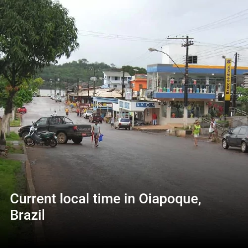 Current local time in Oiapoque, Brazil