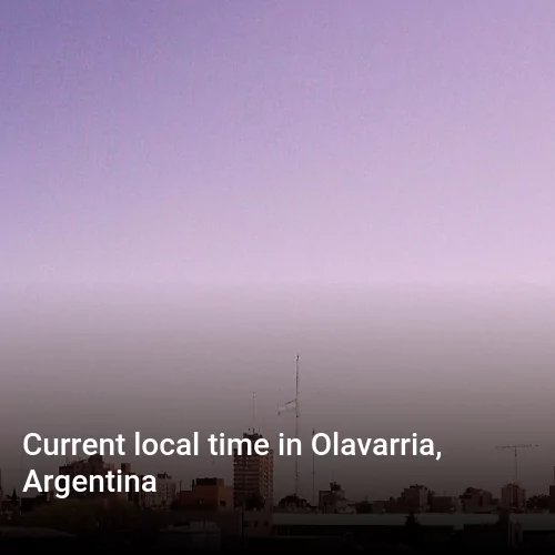 Current local time in Olavarria, Argentina