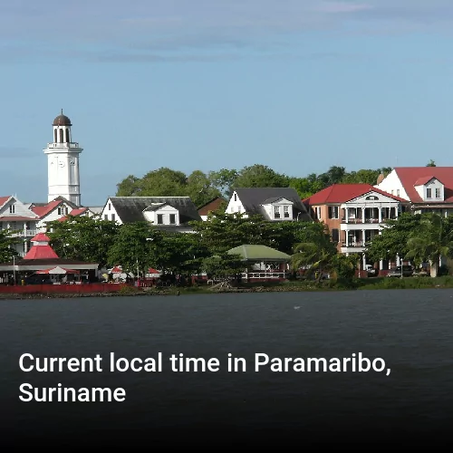 Current local time in Paramaribo, Suriname