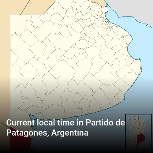 Current local time in Partido de Patagones, Argentina