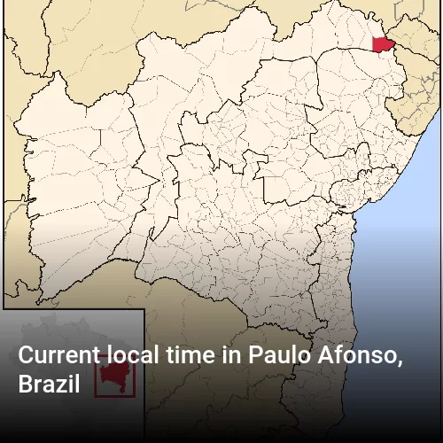 Current local time in Paulo Afonso, Brazil