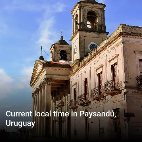 Current local time in Paysandú, Uruguay