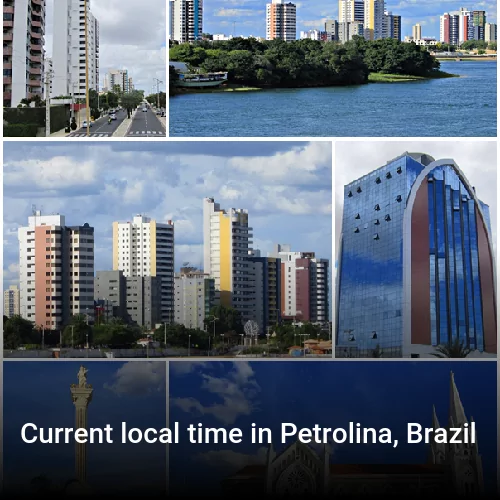 Current local time in Petrolina, Brazil