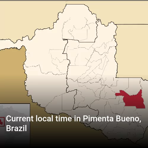 Current local time in Pimenta Bueno, Brazil