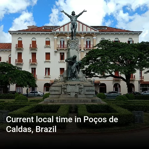 Current local time in Poços de Caldas, Brazil