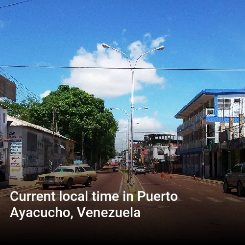 Current local time in Puerto Ayacucho, Venezuela