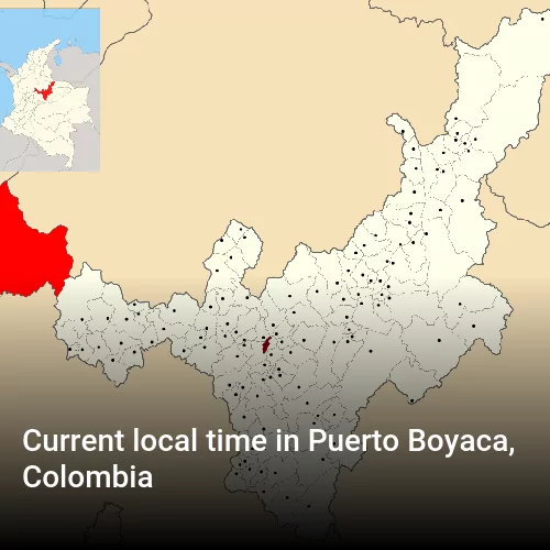 Current local time in Puerto Boyaca, Colombia