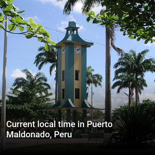 Current local time in Puerto Maldonado, Peru