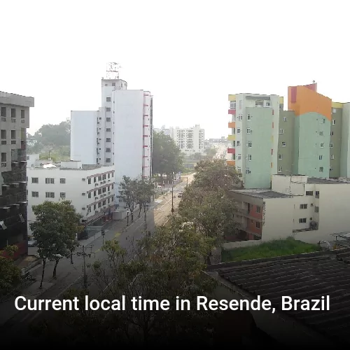 Current local time in Resende, Brazil
