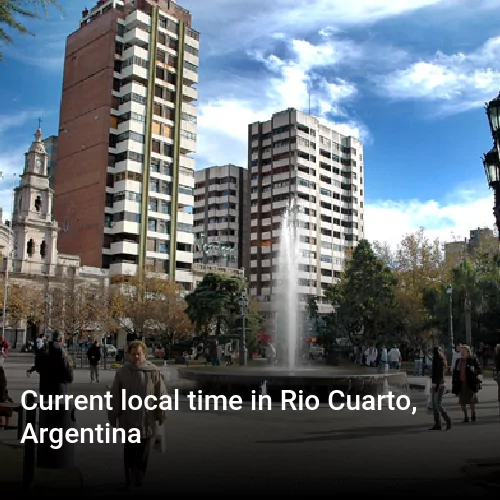 Current local time in Rio Cuarto, Argentina