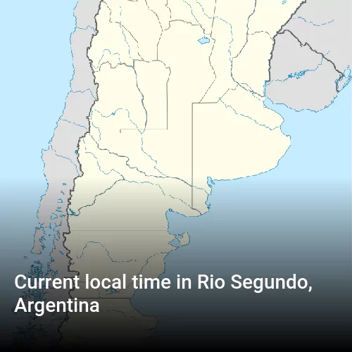 Current local time in Rio Segundo, Argentina