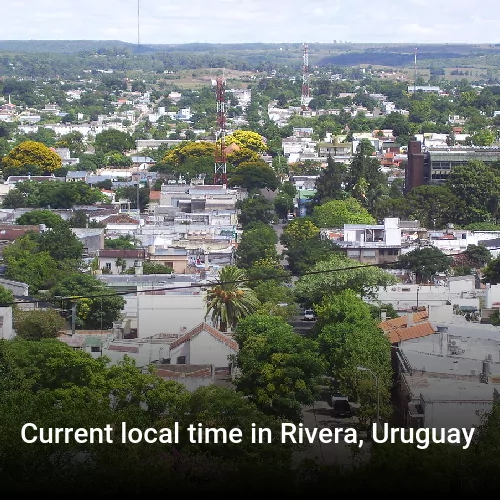 Current local time in Rivera, Uruguay