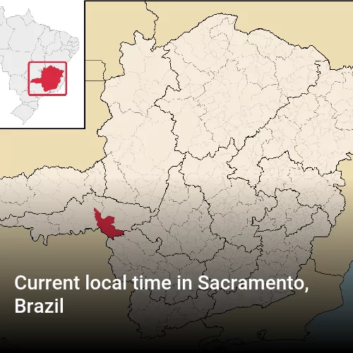 Current local time in Sacramento, Brazil