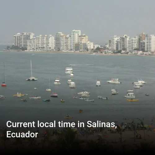 Current local time in Salinas, Ecuador