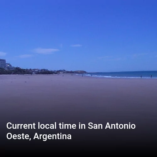 Current local time in San Antonio Oeste, Argentina