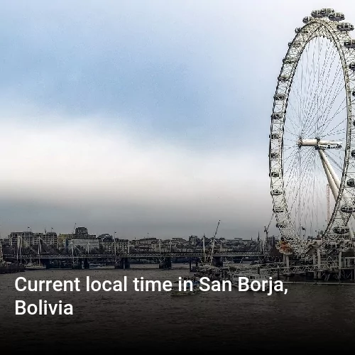 Current local time in San Borja, Bolivia
