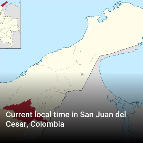 Current local time in San Juan del Cesar, Colombia