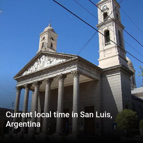 Current local time in San Luis, Argentina