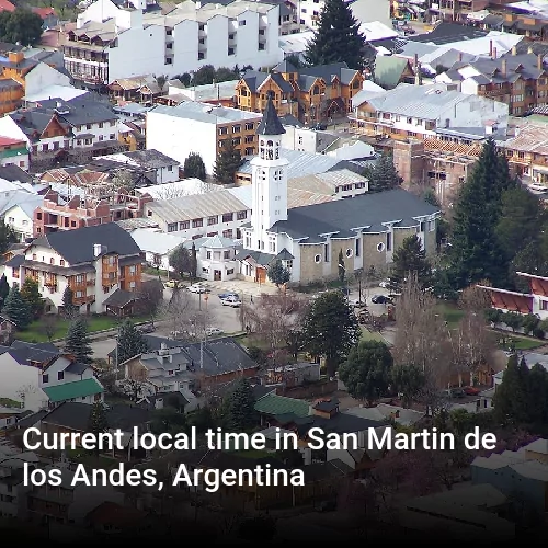 Current local time in San Martin de los Andes, Argentina