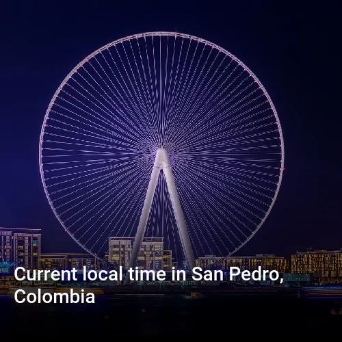 Current local time in San Pedro, Colombia