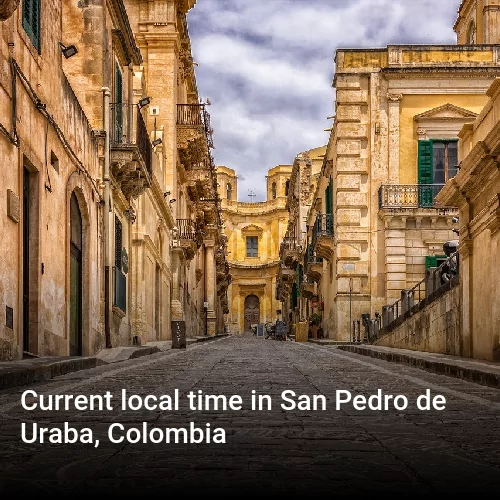 Current local time in San Pedro de Uraba, Colombia