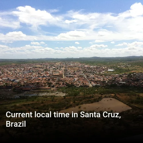 Current local time in Santa Cruz, Brazil
