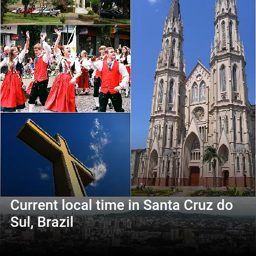 Current local time in Santa Cruz do Sul, Brazil