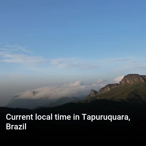 Current local time in Tapuruquara, Brazil