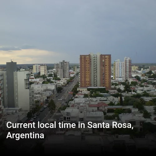 Current local time in Santa Rosa, Argentina