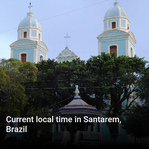 Current local time in Santarem, Brazil